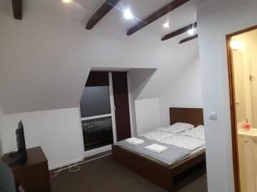 Фото номера Двухместный номер с 1 кроватью и душем Дома для отпуска Spa Apartamenty Lidzbark г. Лидзбарк 2